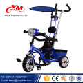 Vente chaude bébé tricycle vélo avec siège arrière / EN71 approuvé tricycle bébé courir vélo / intérieur en plein air monter sur la voiture tricycle pour bébé